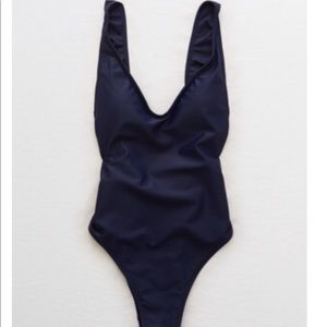 Aerie One piece ruffle swimsuit